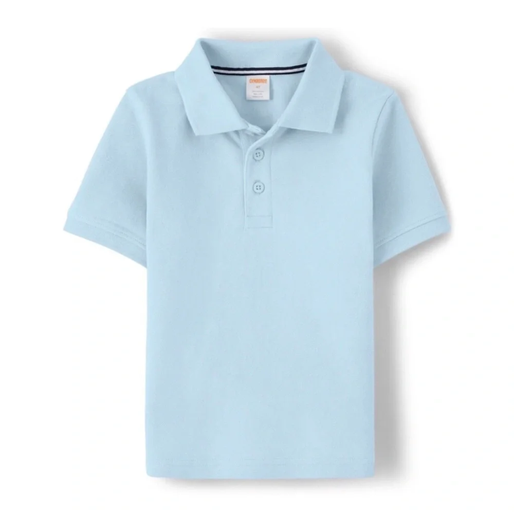 Gymboree Light Blue Kids Polo Shirt - Classic Short Sleeve NWT Size 10